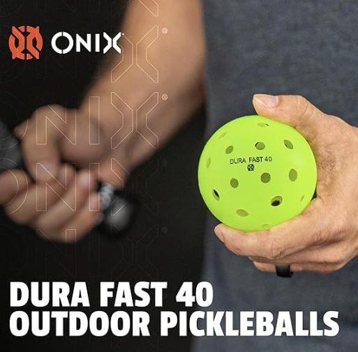 Onix Dura Fast 40 Pickleball Balls  - 4 pack.